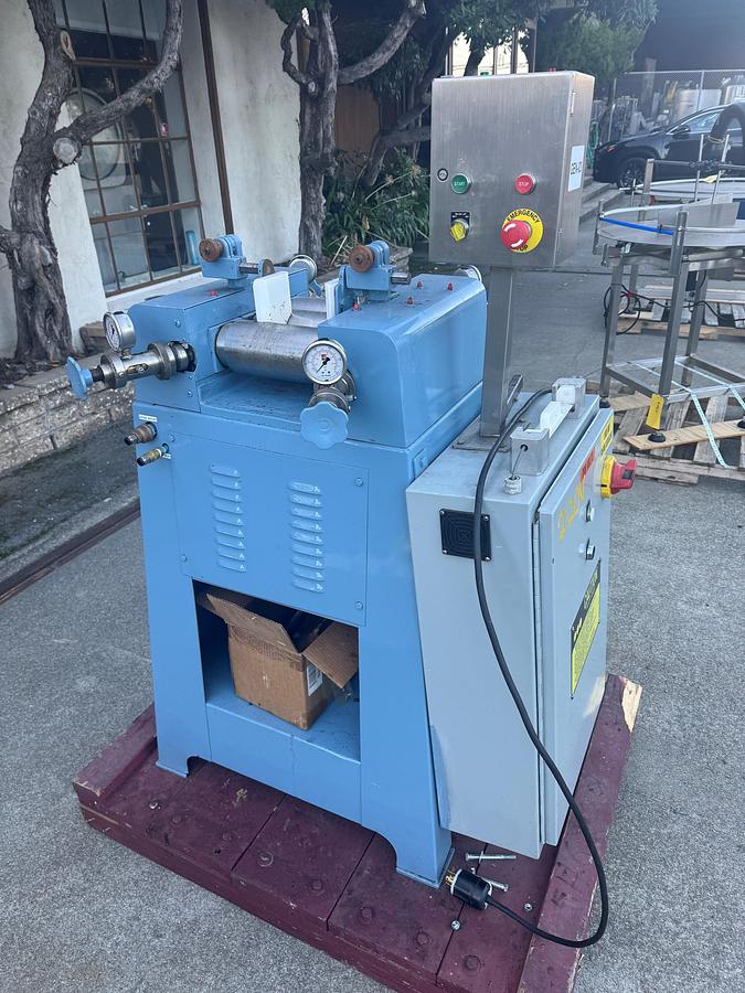 Used Mill, Roll, 3-Roll, 3.5" x 7.5", Stainless Steel, Cored Rolls, AB Controls, #5991656