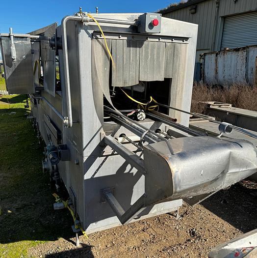 Used Washer, Crates, Trays, Stainless Steel, 24" x 21.5' Long, 2-Zone #S745476