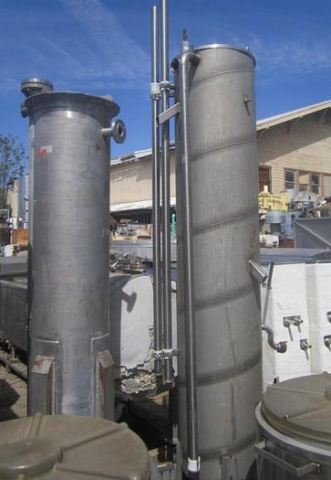 Used Tank, 100 Gallon, S/st, HT/DB, 20" x 72" #S739742