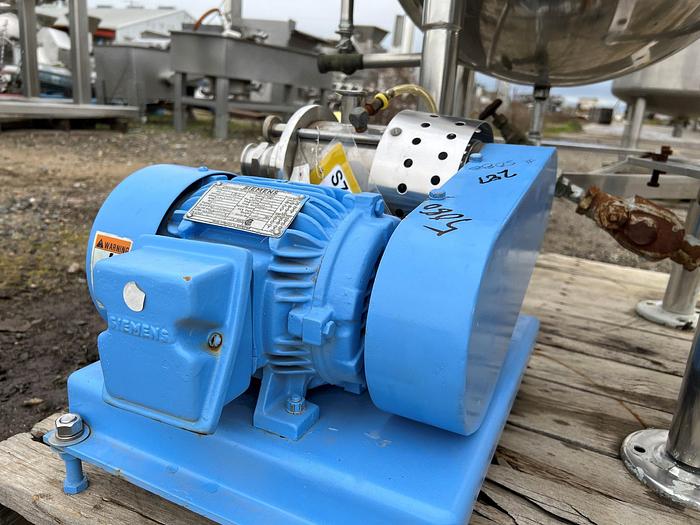 Used Mixer, High Shear, 2 HP, Premier Mill, Model 3US High Shear Pump with 2 HP motor #S744993