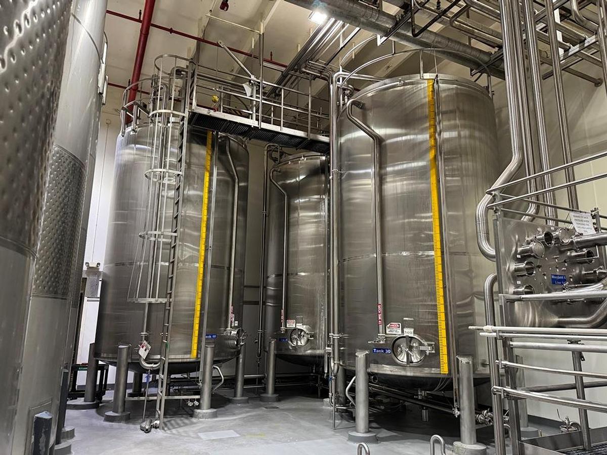 Used Tank, 10,000 Gallon, Watson Metal Masters, Agitated, Stainless Steel, Insulated, Qty 3, #5991624