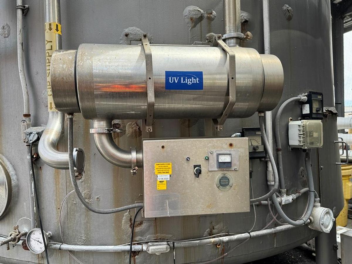 Used Water Treatment System, 225/300 GPM RO & Nano Filtration with UV, Osmonics, #5991632