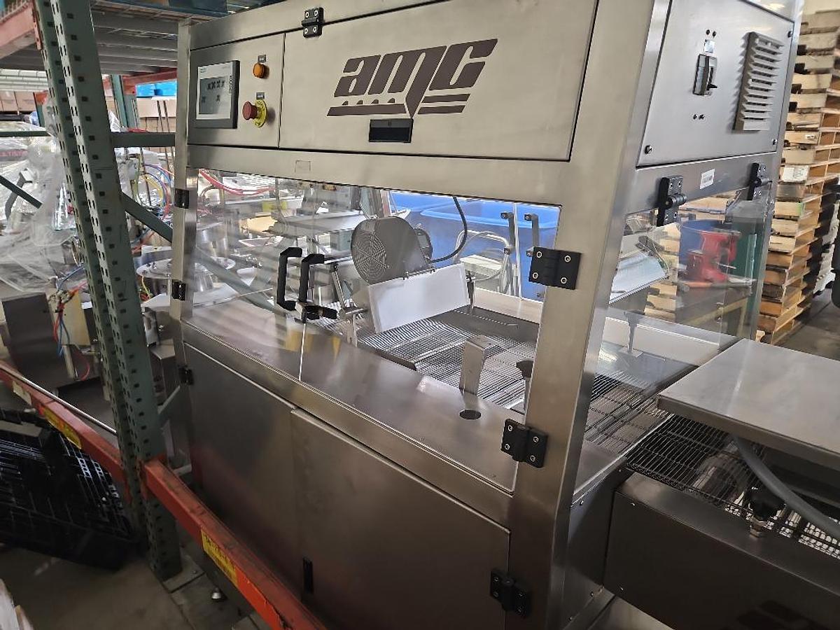 Used Enrober, Chocolate, 15" (381 mm) Belt, AMC, Model 400A, Stainless Steel, #5991726