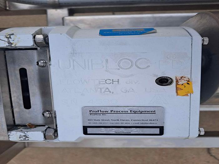 Used Pump, UNIBLOC Lobe Type, Size 450, 316 Stainless Steel #S745153