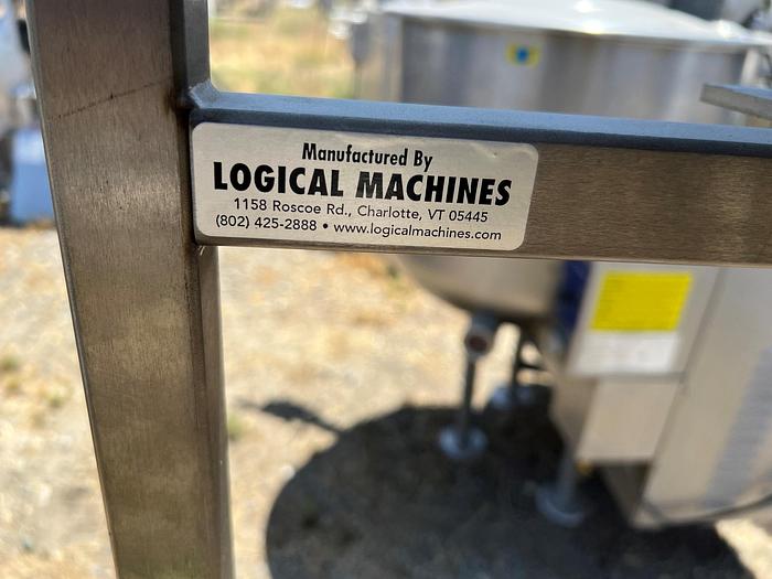 Used Filler, Weigh, 1-Lane, Logical Machines, Stainless steel, 50 Pounds #C745203