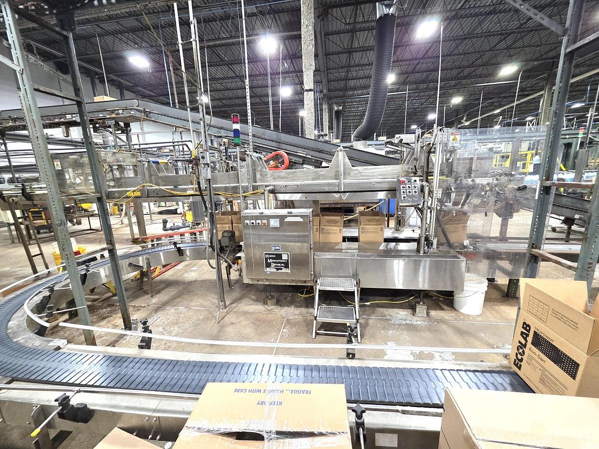 Used Case Packer, Drop, Hamrick 600D, with Laner, Servo-Driven, #