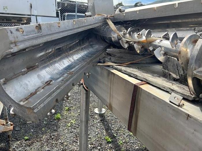 Used Extruder, 6" Dia., Fitzpatrick, Malaxator, S/st, 6" X 3.5' #S321690