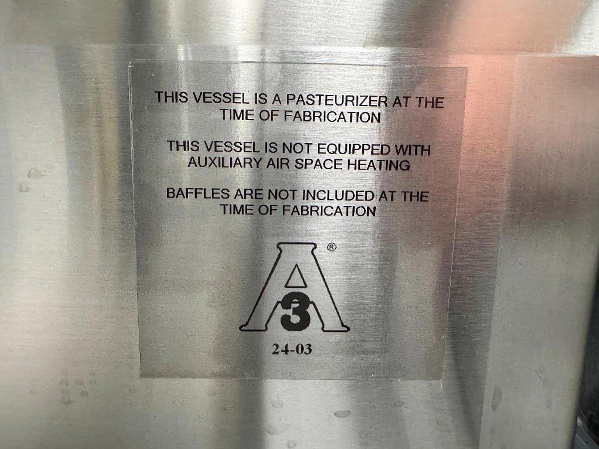 Used Tank, Cheese Vat, 1,000 lb., Qualtech, Jacketed, Pasteurizing, #5991906
