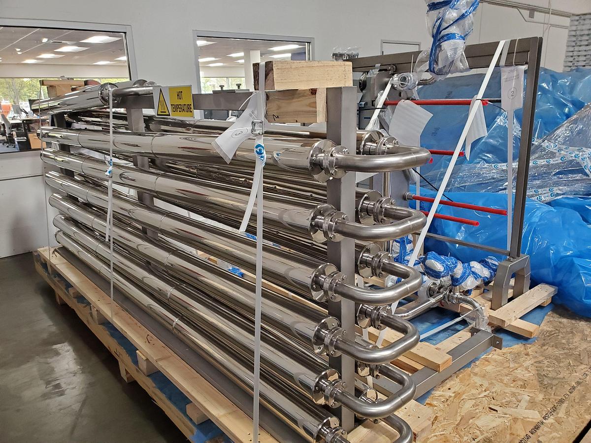 Unused Pasteurizer System, Sugar, Alfa Laval, PHE Type, 66 GPM, 316 Stainless Steel, #5991412