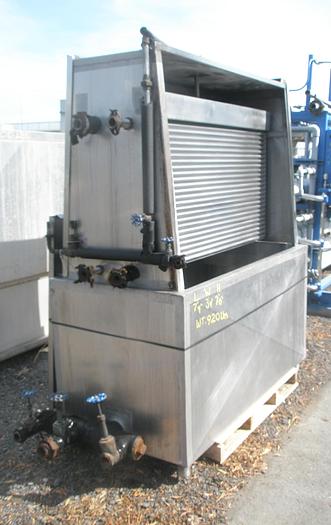 Used Refrig, Chiller, Plate, S/st, (2) Plates, #C736716