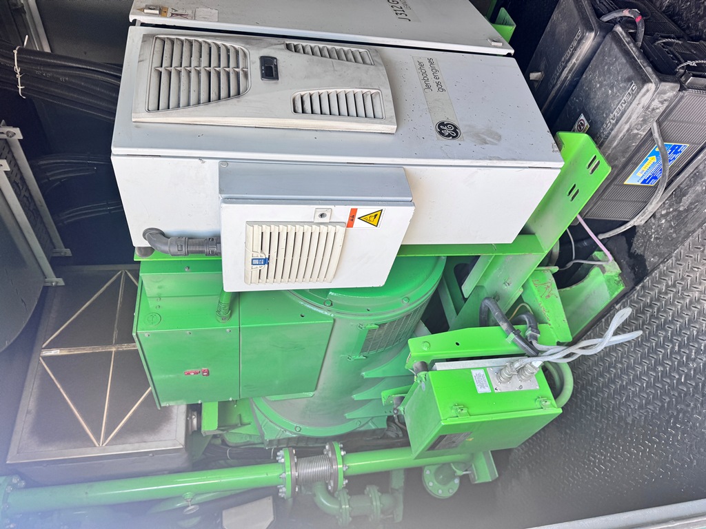 Used Cogeneration System, Natural Gas, 675 kW, GE Jenbacher JMC 312, Cooling & Heat Recovery System, Spare Engine, #