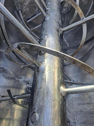 Used Mixer, Ribbon, 350 Cubic Feet, Stainless Steel, 100 HP #S745353