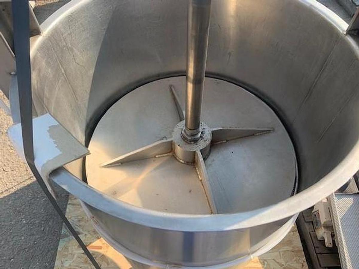 Used Tank, 34 Gallon, Stainless Steel, Chemical Tank, Viatec Chem-Tek, Model OVD 34, #5991994