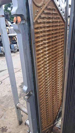 Used Heat Exchanger, Plate, Alfa Laval, 316 S/st, 16" wide x 45" long #S745179