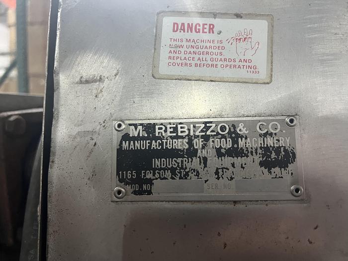 Used Mixer, Paddle, Dual Shaft, Tilt Trough, Rebizzo - #5476213