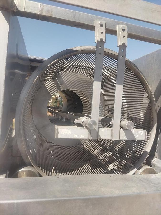 Used Peeler, Lye, Model TNK-010 / REL-003, Stainless Steel, Rotary Tumbler, Pump & Heat Exchanger, #5991926