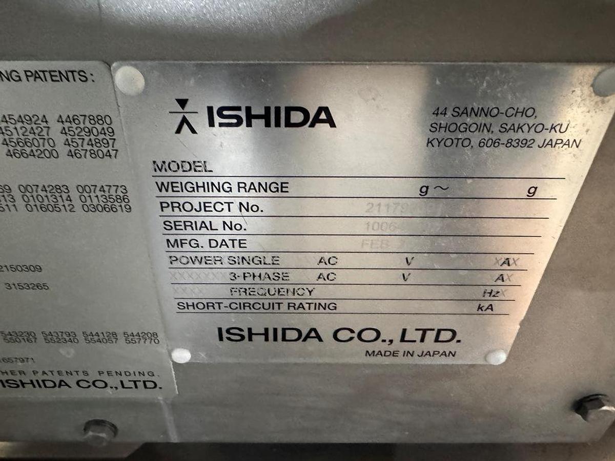 Used Filling Line, Bag, Ishida Double Drop Scale, Dual Triangle Baggers, Elevator, #5991855