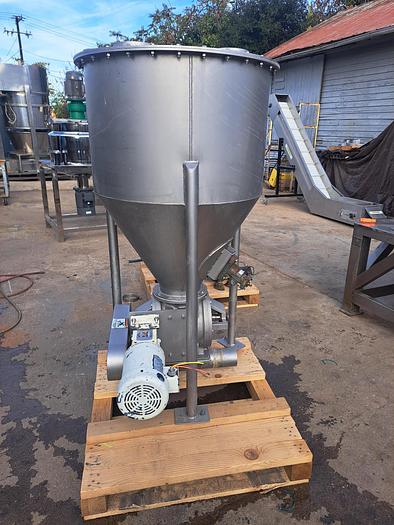 Used Tank, Mixing, 304 Stainless Steel, .75HP #5991160