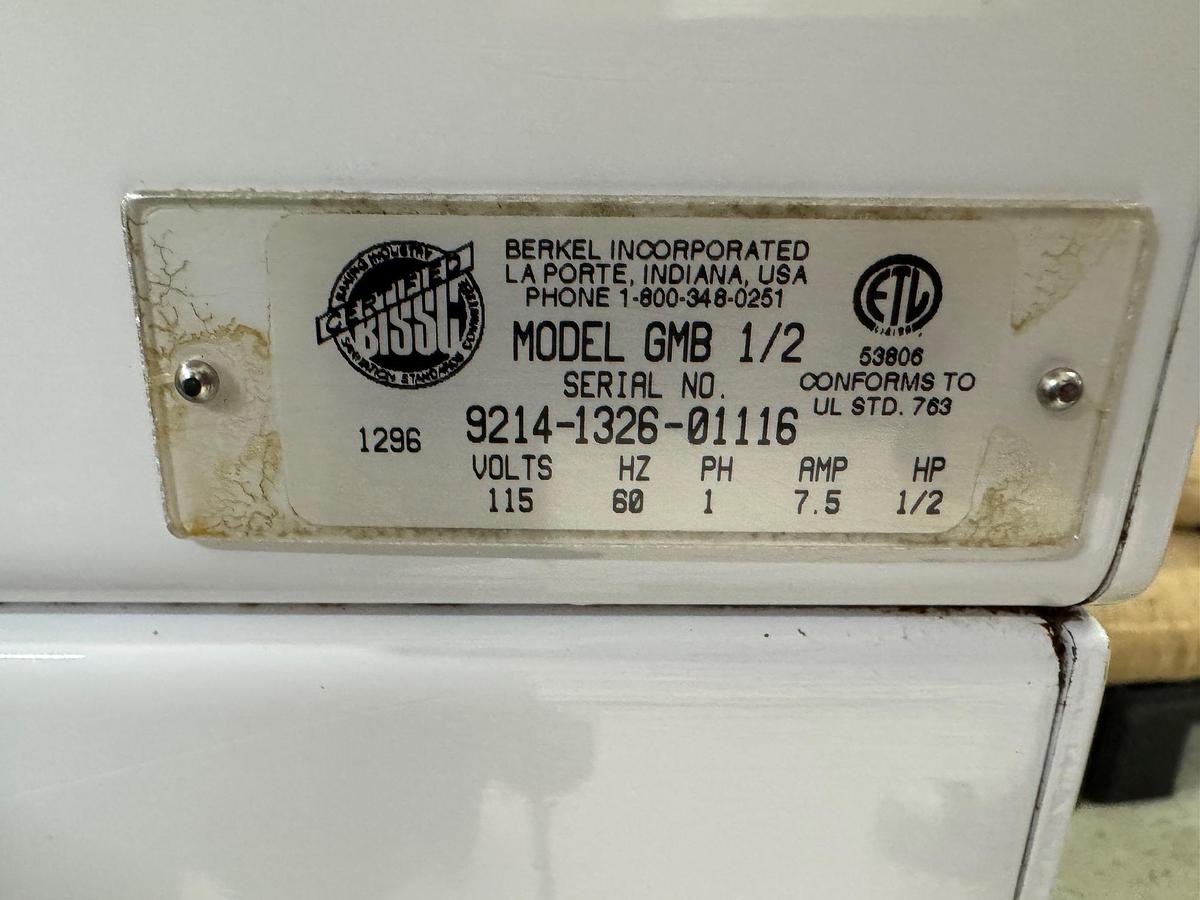 Used Slicer, Bread, Gravity Feed, Berkel GMB 1/2, 1/2 HP, #5991553