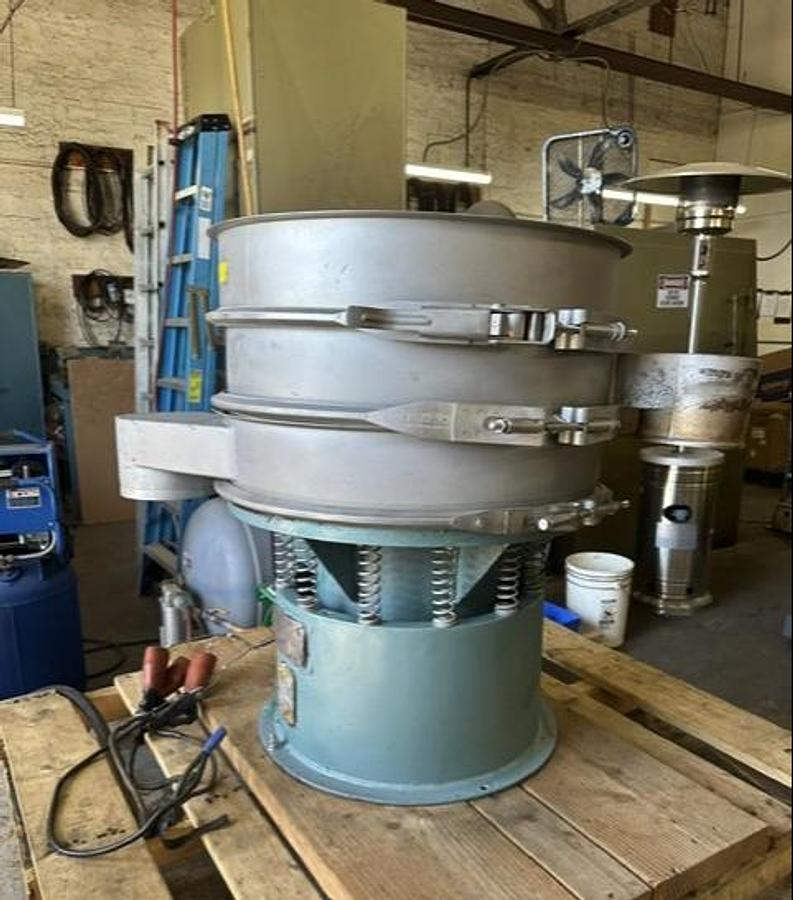Used Screen, Vibratory, 24" Diameter, Circular, Sweco-Type, Stainless Steel, #5991822