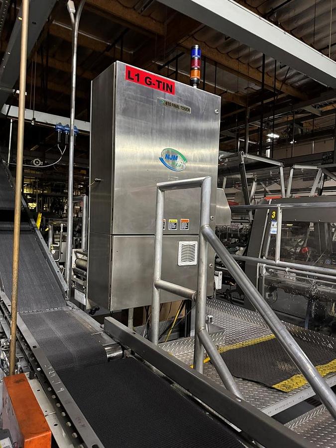 Used Bottling Line, 600–800 BPM, PET, US Bottlers Filler, Sidel Labeler, Kisters Shrink Wrapper, #5991608