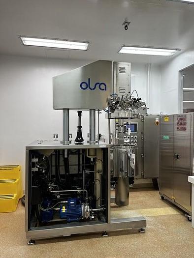 Used Mixer, High Shear, 50 Liter, Vacuum, Jacketed, Homogenizer, Olsa, #