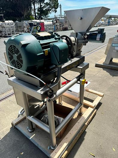 Used Mill, Nut Butter Mill, AC Horn, Model 148-C-8-SS, Stainless Steel, 30 HP #S745470