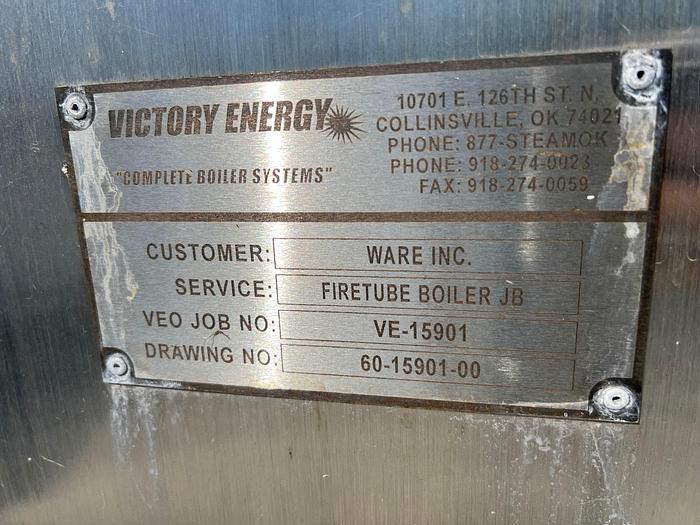 Used Boiler, 100 HP, 150 PSI, Victory Energy, ASME, Unused - #4740405