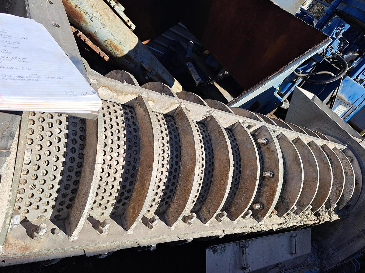 Used Press, Screw, 30" x 169", Stainless Steel, Andritz Dupps, Model 3016C, #5991643