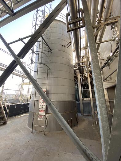 Used Tank, 14,000 Gallon, Stainless Steel, Insulated, Vertical, 11' X 22' #5432653