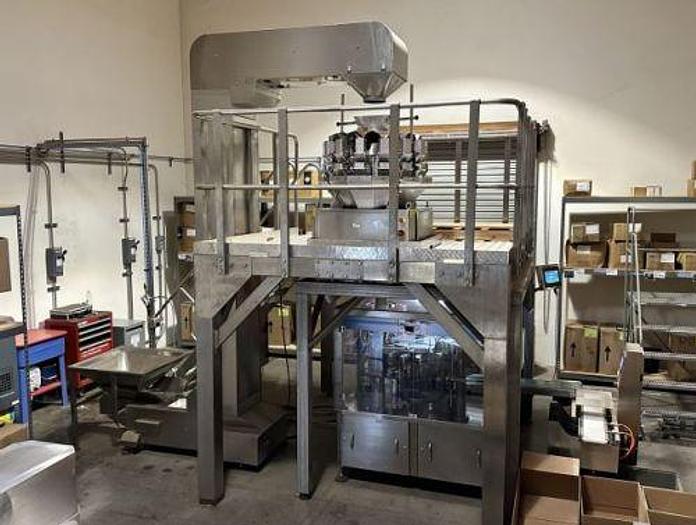 Used Pouch Filler, Actionpac, Model APR360P-28, Combination Scale, Model Multi109 #4489768