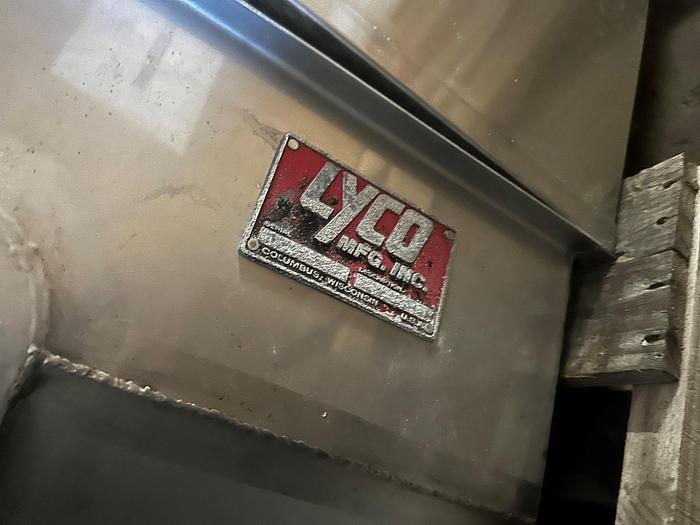 Used Parabolic Screen, 36" Wide, Stainless Steel, Lyco - #4701772