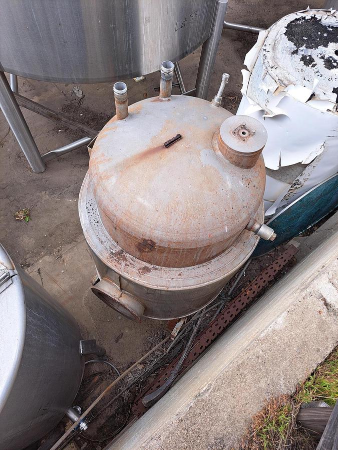 Used Tank, 150 Gallon, 347 S/st, 30" x 4', 150 PSI Int, Jkt (2) #S694022