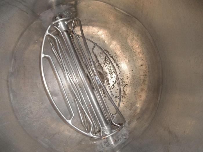 Used Mixer, Cheese, 5 CF, 316 Stainless Steel, Kraft, Pear Shaped, Agitated #S527450