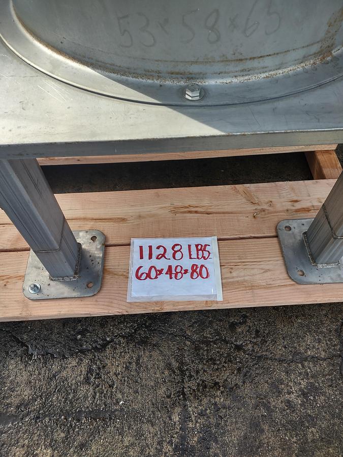 Used Screen, Sweco, 48", Stainless Steel, Double Deck, 2.5 HP, #5880215