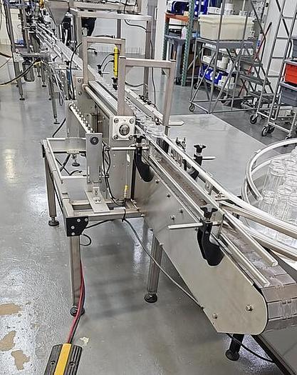Used Conveyor, Inline,  108" Long, Indexing Conveyor, Inline Packaging Systems
