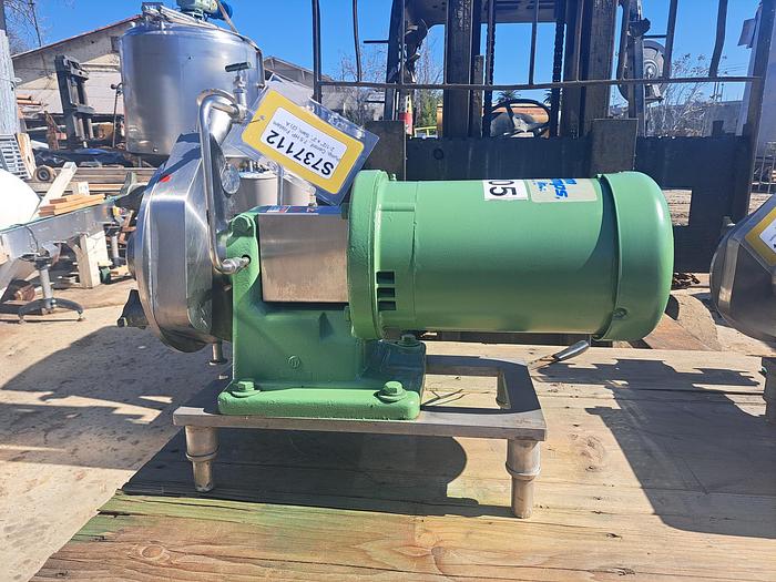 Used Pump, Centrif., 7.5 HP, Fristam, 2-1/2" x 2", Sani, (2) #S737112