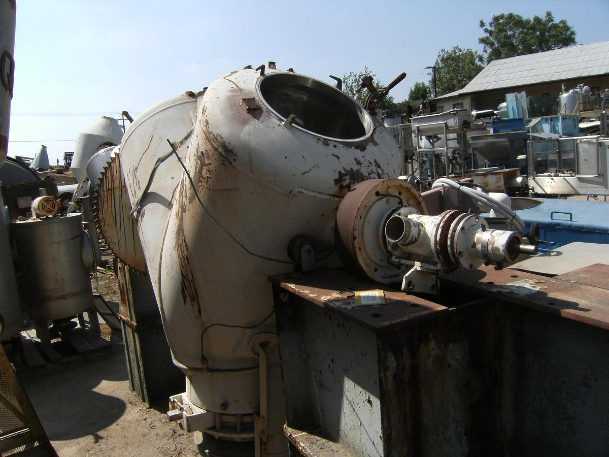 Used Dryer, Vacuum, V-Type, 20 CF, S/st, Petterson-Kelley, Jkt, Liq Feed, #S733096