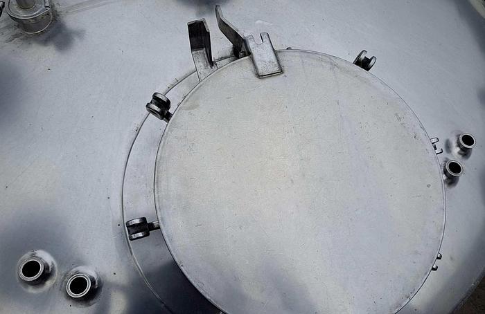 Used Tank, 1,600 Gallon, S/st, Agit, Jkt, Mueller #S745165