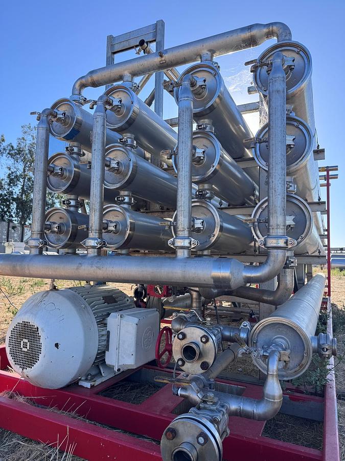 Used Filter, Nano Filtration, Osmonics, BEV Series, Stainless Steel, 300 GPM Permeate, #5991746