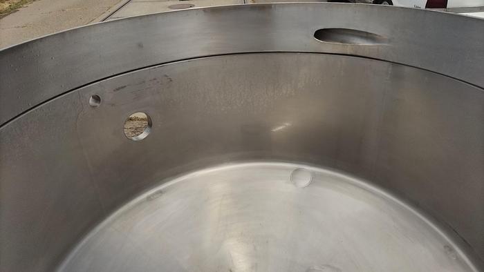 Used Stainless Steel 200 Gallon Tank with Lid #S745075