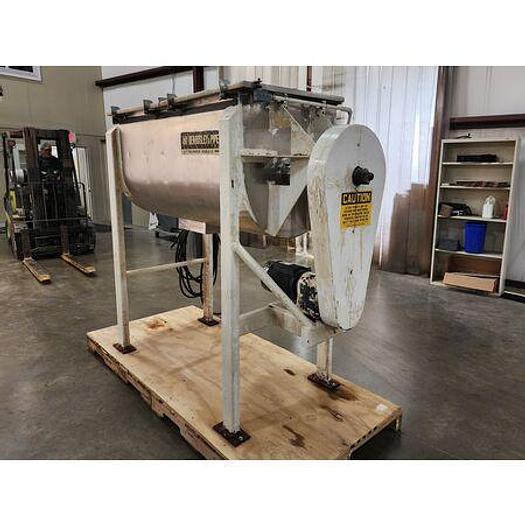 Used Ribbon Mixer, 18 Cu Ft, Stainless Steel, Jacketed, 5 HP - #