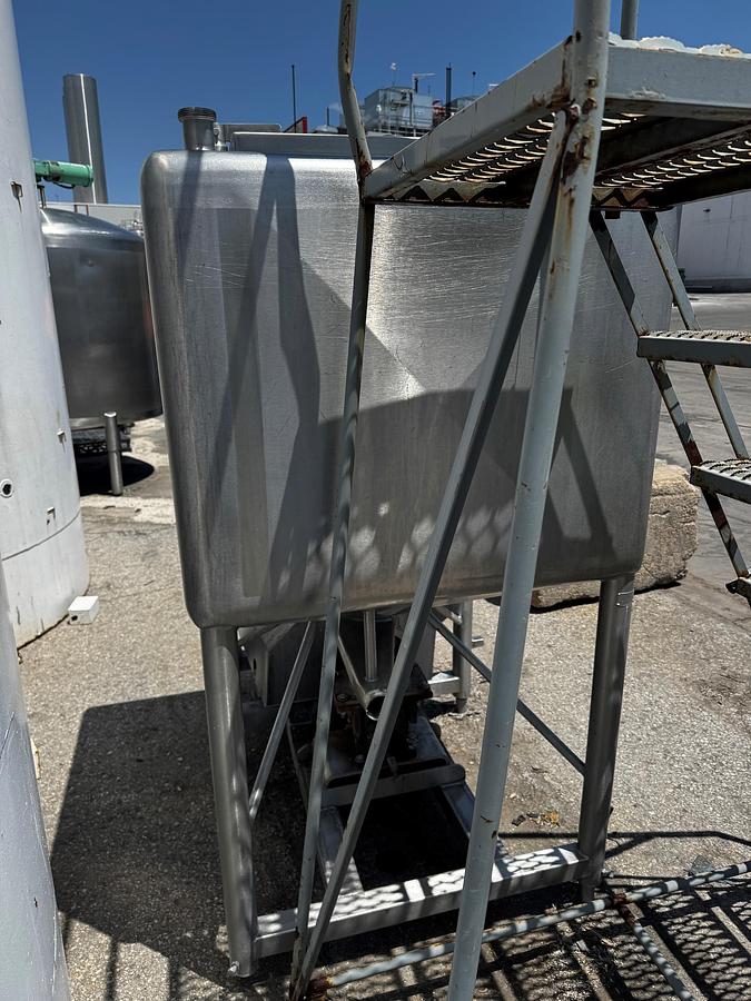 Used Tank, 200 Gallon, APV Crepaco, Liquifier, Single Wall, Stainless Steel, #5991452