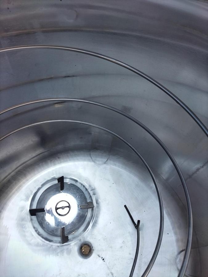 Used Tank, 106 Gallon (400 Liter), Precision Stainless, Agitated, 316L Stainless, 30 PSI, FV, #5991466