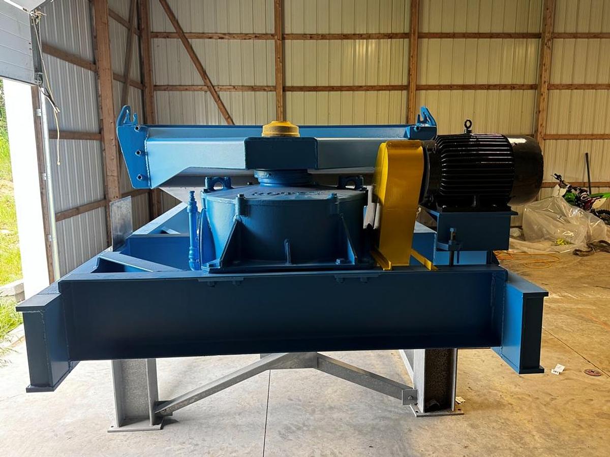 Used Screen, Rotex, Model R532A-AL-MS, Gyratory Screener, Five Deck, 10 in Inlet and Outlets,