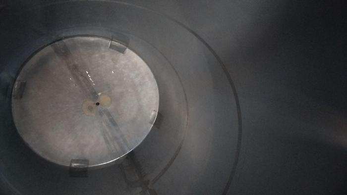 Used Tank, 6,000 Gallon, 316 Stainless Steel, Dish Bottom, Legs, Dual, #5991006