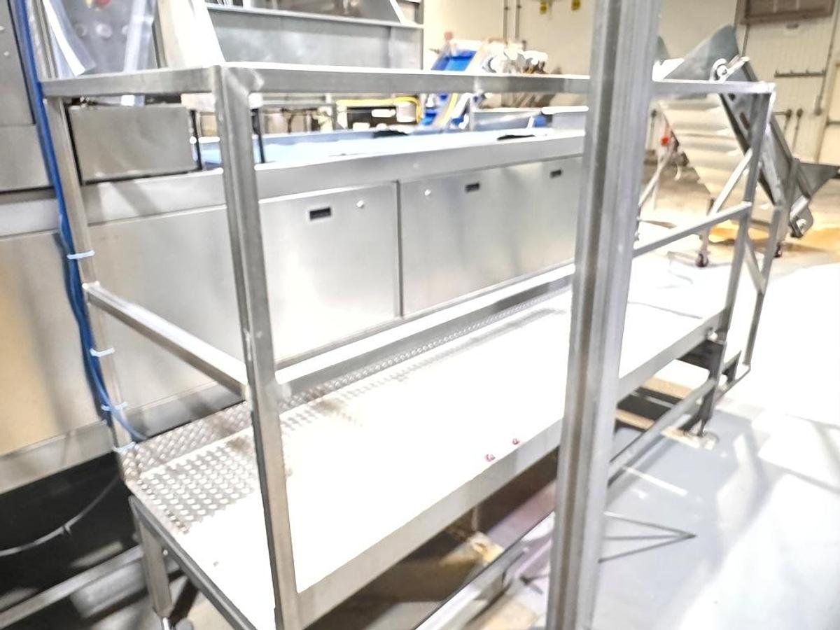 Used Corer, AIT, Model Polux2, Dual Side Pocket Conveyors, Cauliflower #5991843
