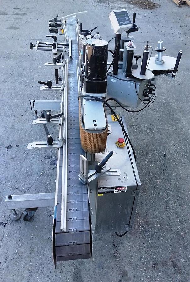 Used Labeler, Pressure Sensitive, Quadrel Econoline E100, 2017, Stainless Steel, #5991958