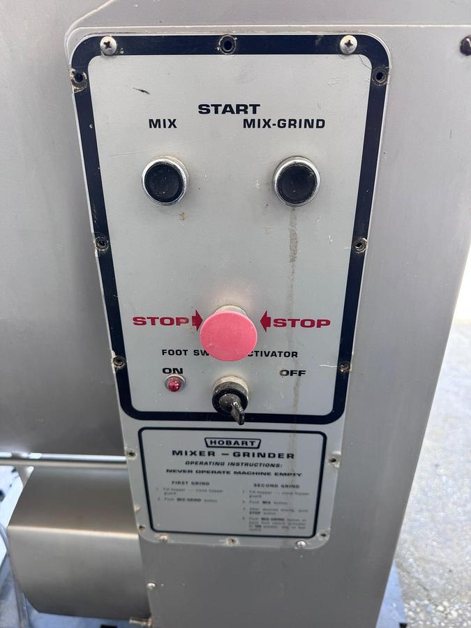 Used Grinder, Mixer, Hobart, Model 4346, 4" Discharge, Stainless Steel, #5991874