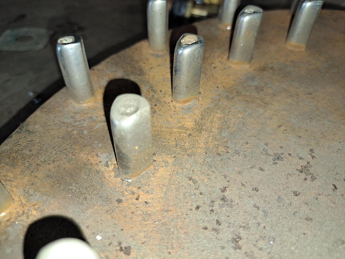 Used Mill, Pin, 16" Diameter, Carbon Steel, Sturtevant, Model 3B, 10 HP #S744508